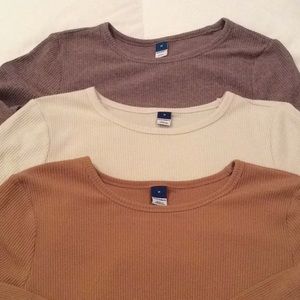 Bundle of long sleeve shirts